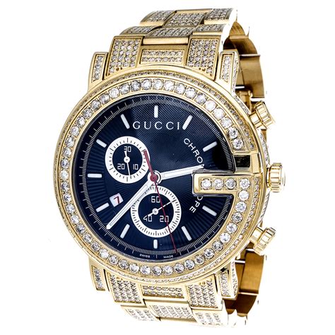 gucci diamond watch gold|Gucci quality diamond.